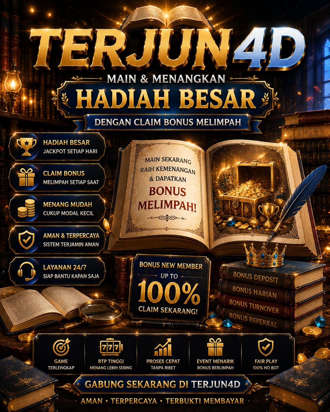 Link Alternatif TERJUN4D - Main & Menangkan Hadiah Besar Dengan Claim Bonus Melimpah